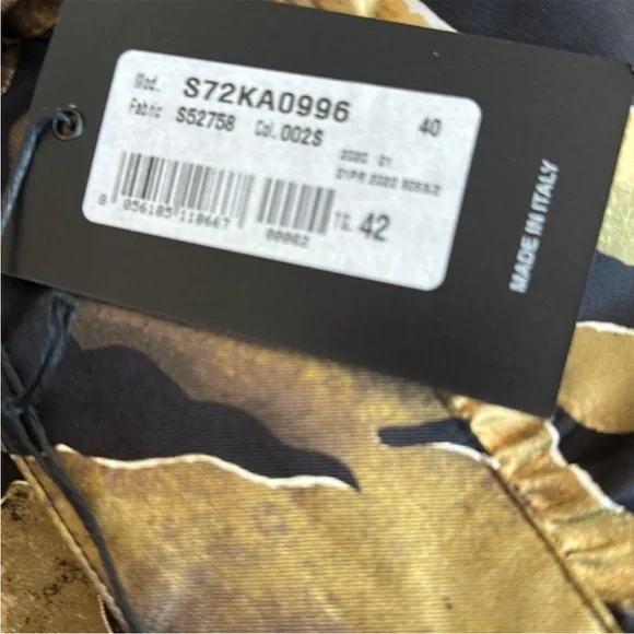 Dsquared2 Cheetah Silk Pants - Picture 4 of 5